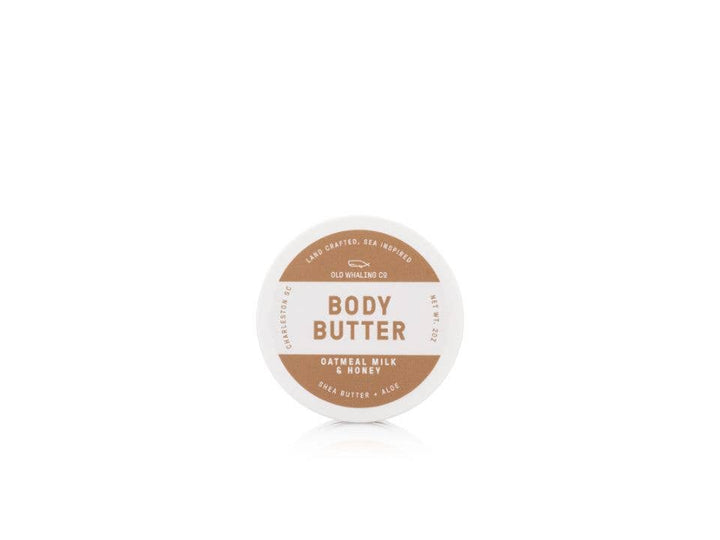 Travel Size Oatmeal Milk & Honey Body Butter - Merry PigletsOld Whaling Company