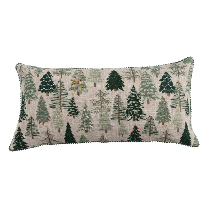 Cotton & Linen Woodland Tree Pillow