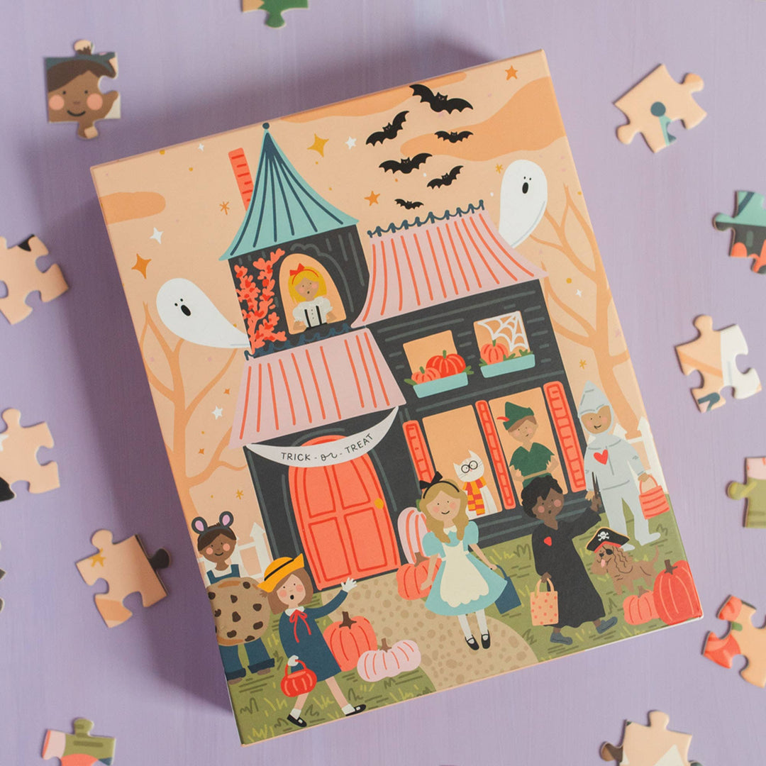 Trick Or Treat 300 Piece Puzzle - Merry PigletsPippi Post