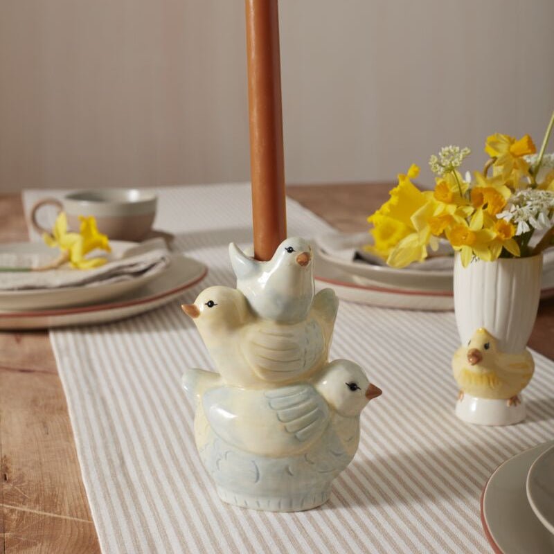Tweet Stack Candle Holder - Merry Pigletsaccent decor