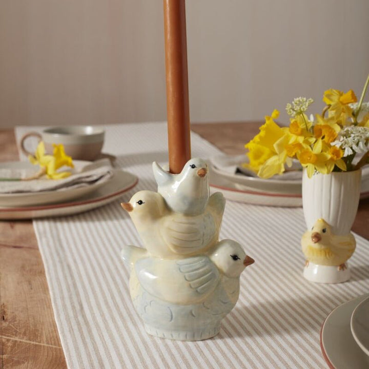 Tweet Stack Candle Holder - Merry Pigletsaccent decor