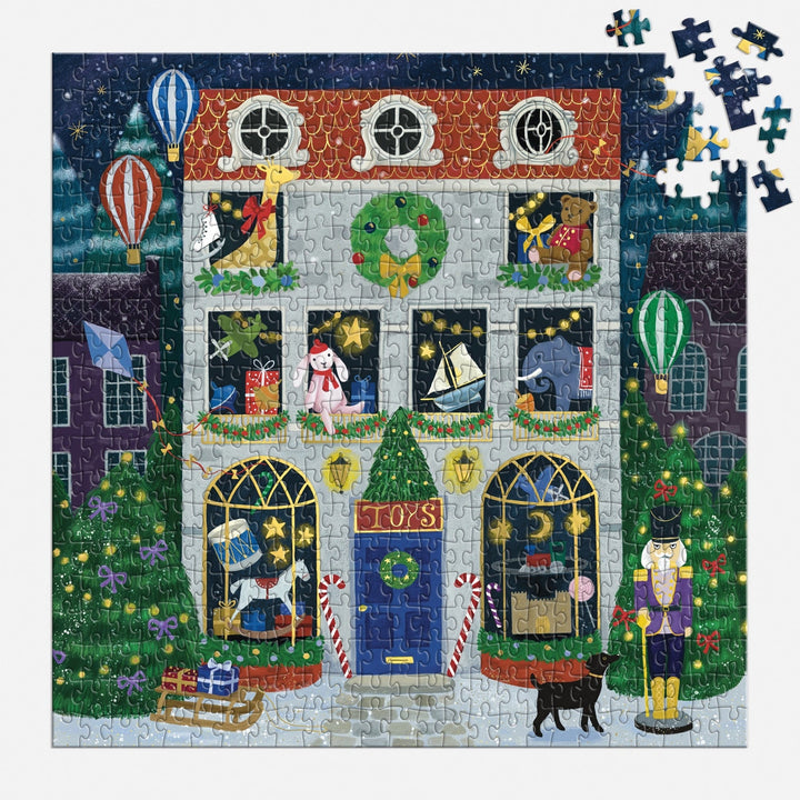 Twilight Toy Shop 500 Piece Puzzle - Merry PigletsGalison