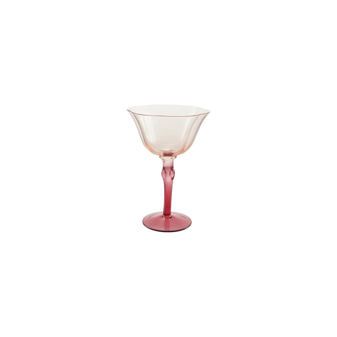 Two Toned Wine Glass - Merry PigletsCreative Co - Op