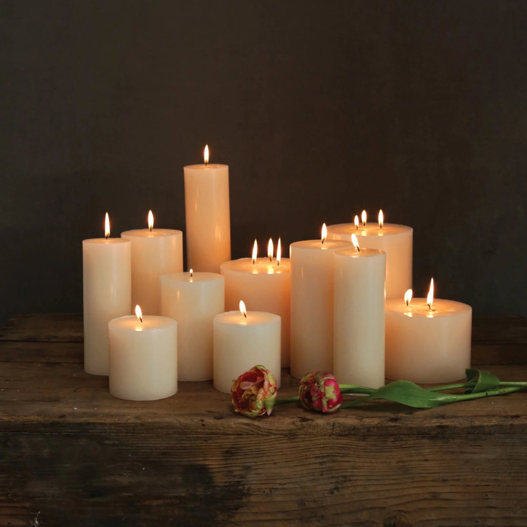 Unscented Pillar Candle - Merry Pigletscreative co op