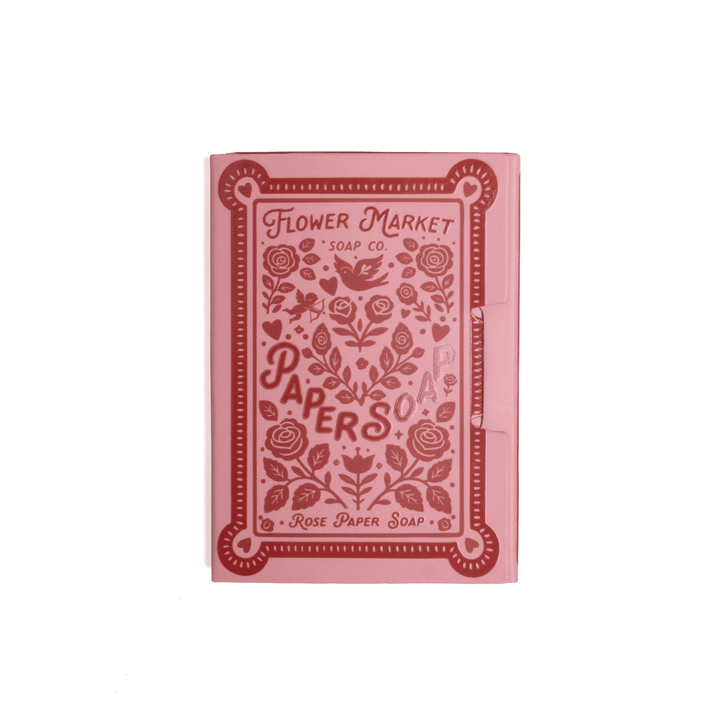Valentine Rose Paper Soap Sheets - Merry Piglets123 Farm