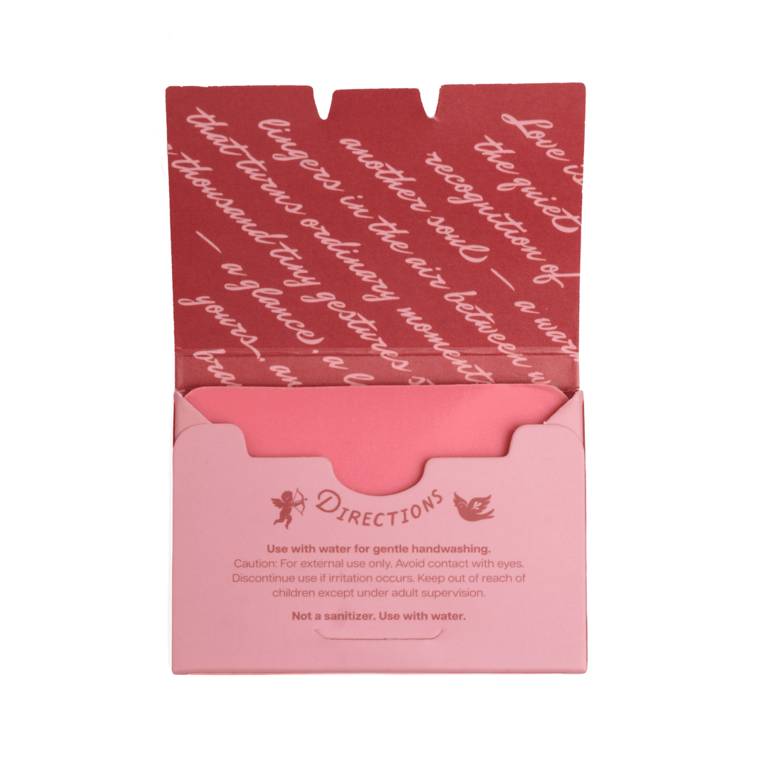 Valentine Rose Paper Soap Sheets - Merry Piglets123 Farm