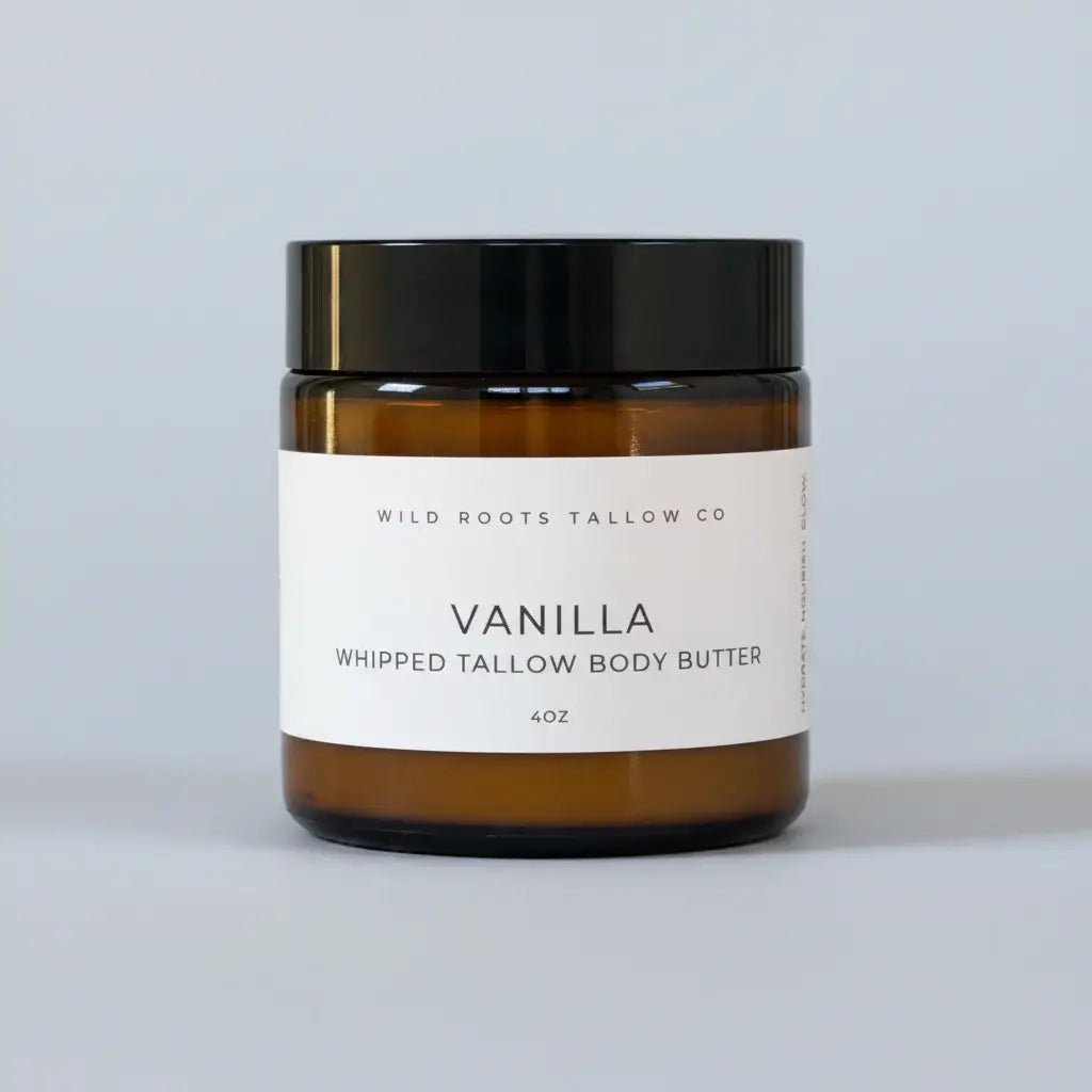 Vanilla Bean Tallow Body Whip - Merry PigletsWild Roots Tallow Co.