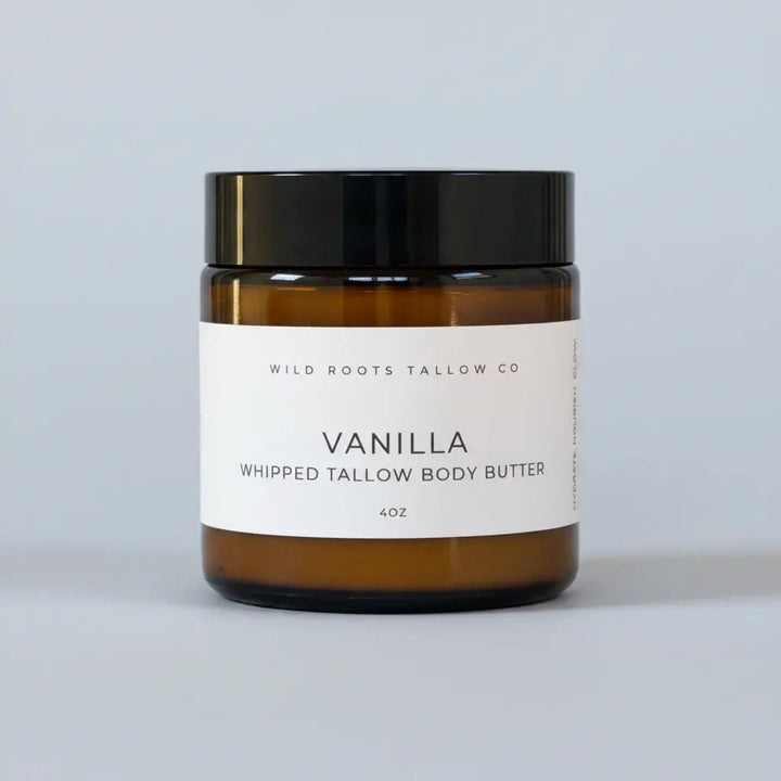 Vanilla Bean Tallow Body Whip - Merry PigletsWild Roots Tallow Co.