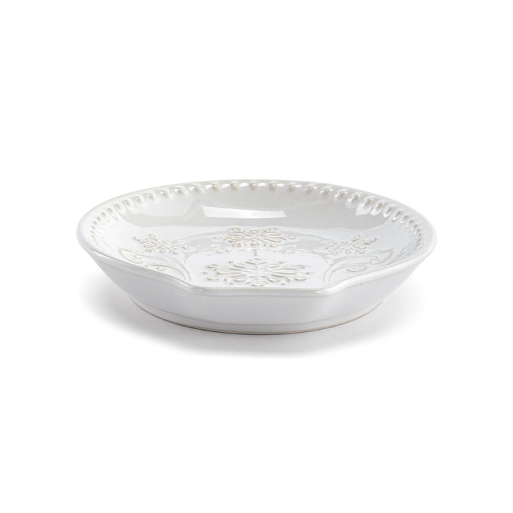 Vintage Snowflake Spoon Rest - Merry PigletsDEMDACO