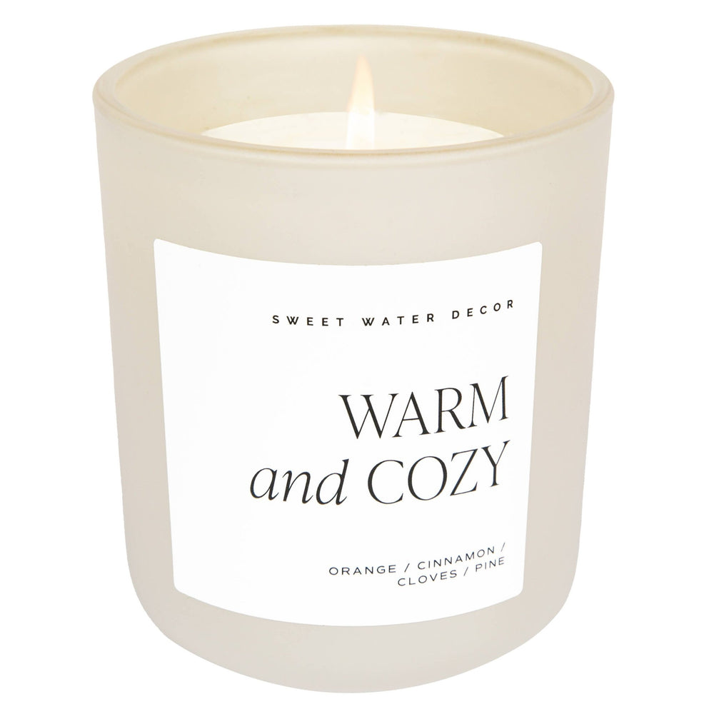 Warm & Cozy Soy Candle - Merry PigletsSweet Water Decor