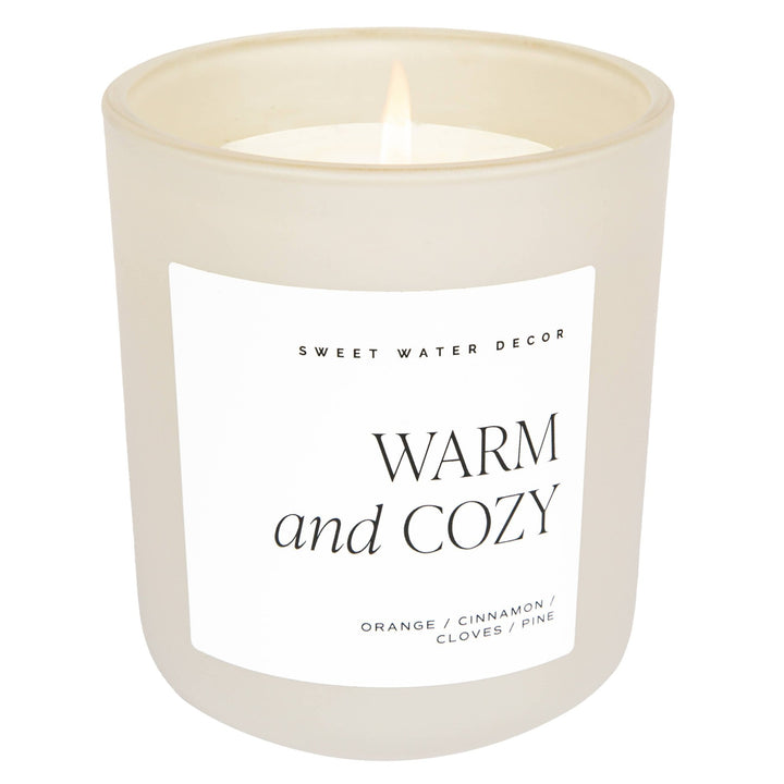 Warm & Cozy Soy Candle - Merry PigletsSweet Water Decor