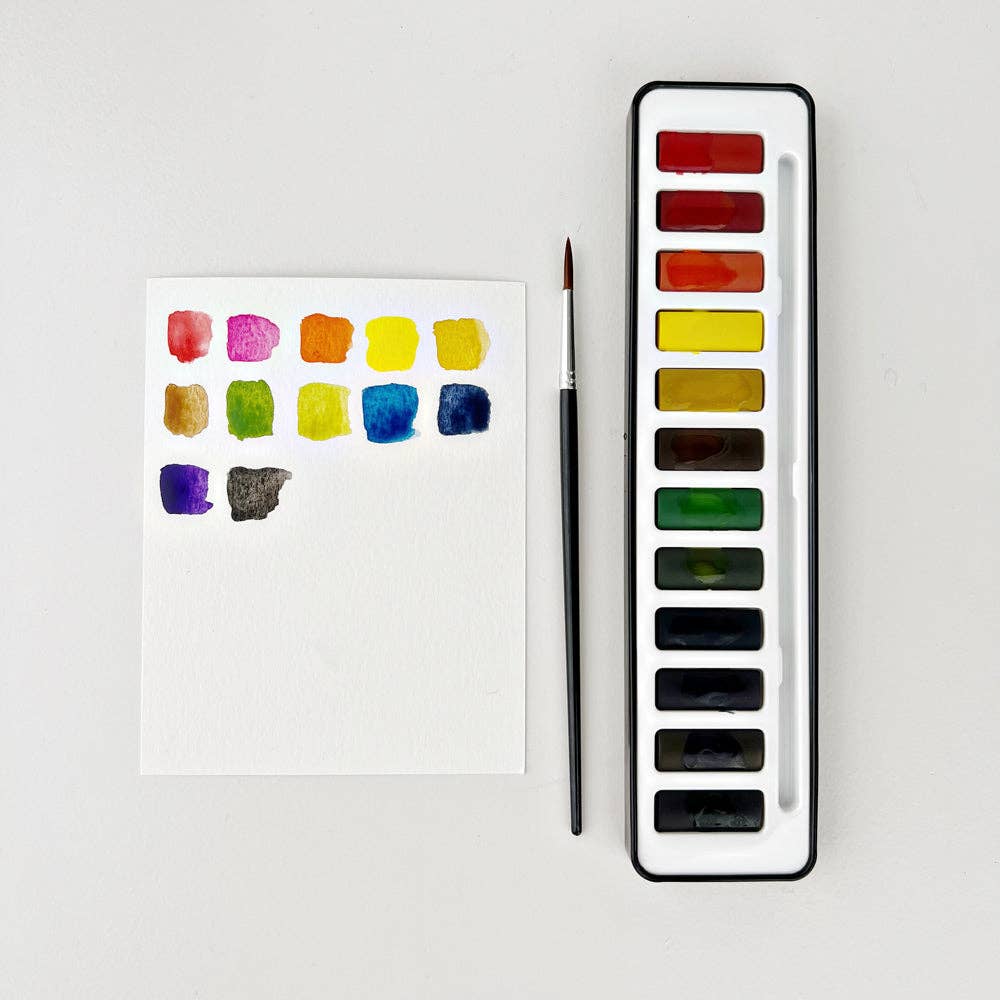 Watercolor Paint Set - Merry Pigletsemily lex studio