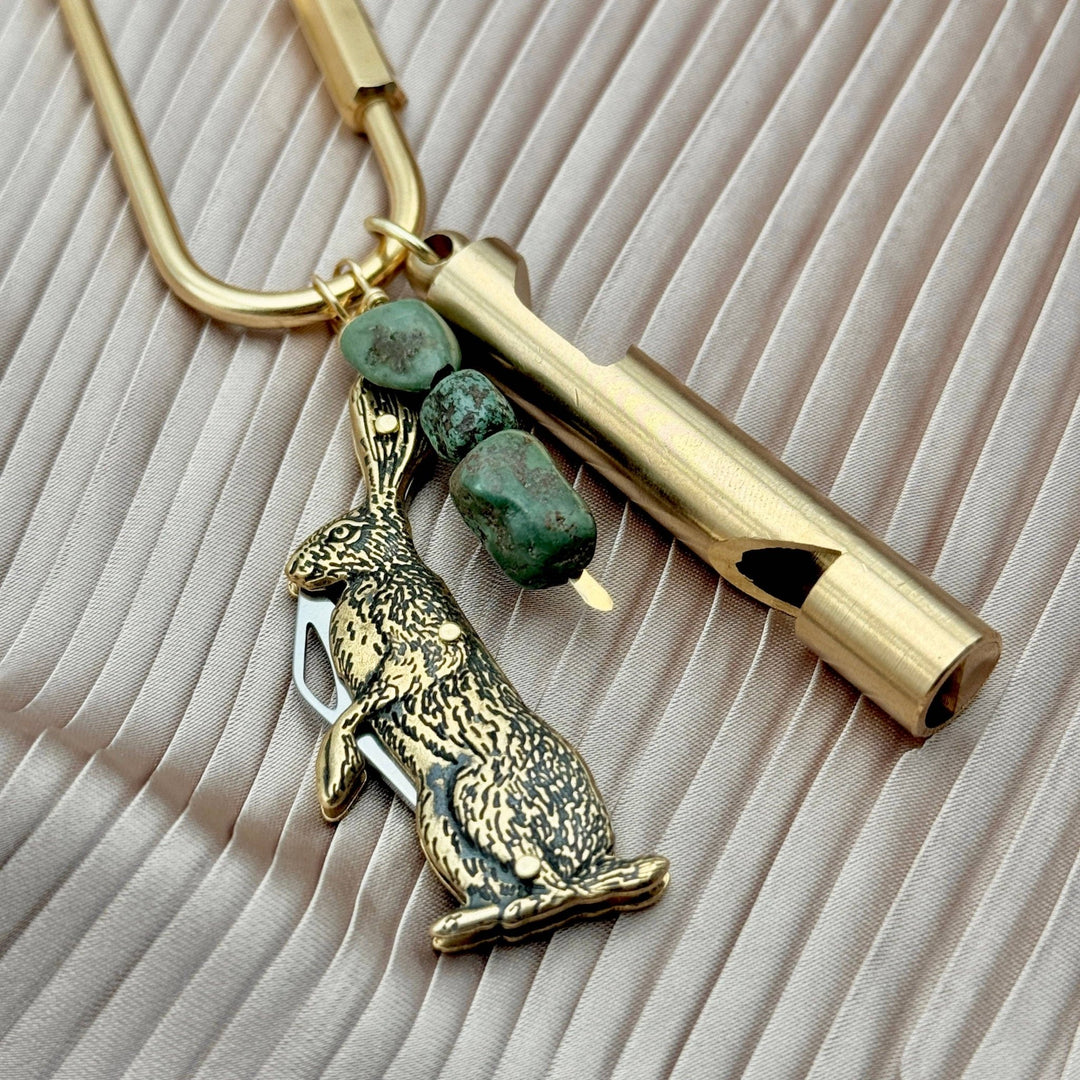 Wild Hare Purse Charm - Merry PigletsFluff Hardware