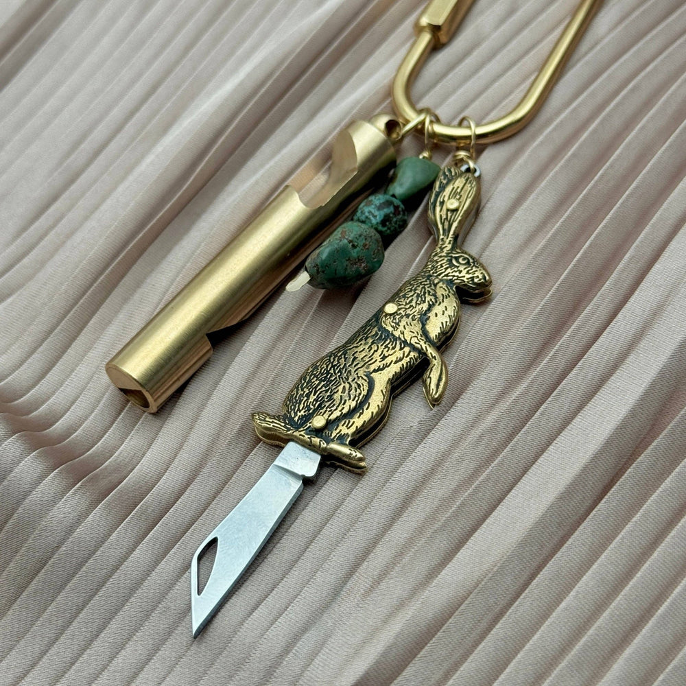 Wild Hare Purse Charm - Merry PigletsFluff Hardware