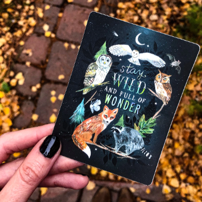 Wild Wonder Matte Sticker - Merry PigletsKatie Daisy
