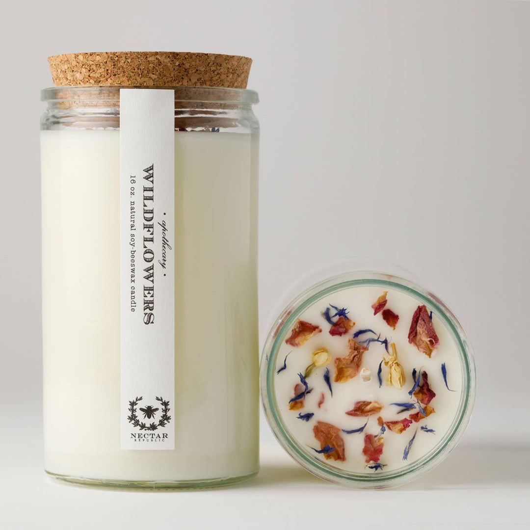 Wildflowers Apothecary Candle - Merry PigletsNectar Republic
