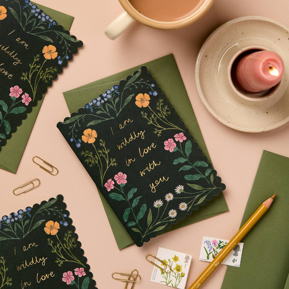 Wildly in Love With You Greeting Card - Merry PigletsWanderlust Paper Co