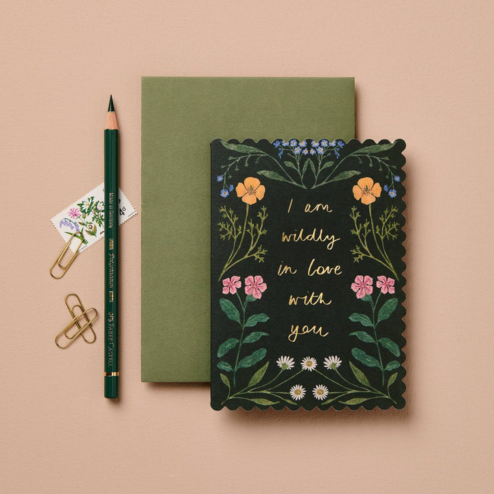Wildly in Love With You Greeting Card - Merry PigletsWanderlust Paper Co