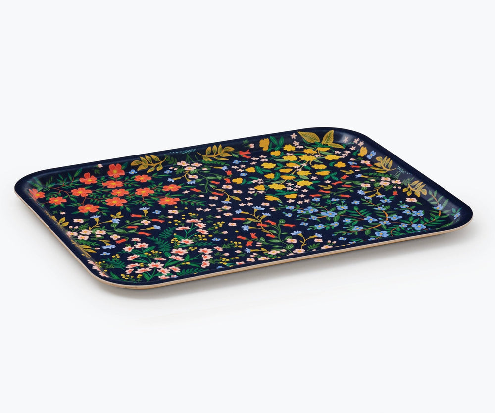 Wildwood Bent Ply Large Rectangle Tray - Merry PigletsRifle Paper Co.