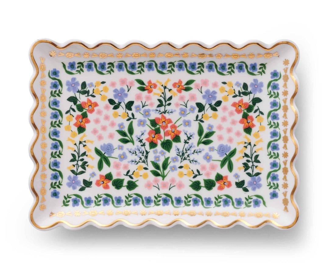Wildwood Porcelain Catchall Tray - Merry PigletsRifle Paper Co.