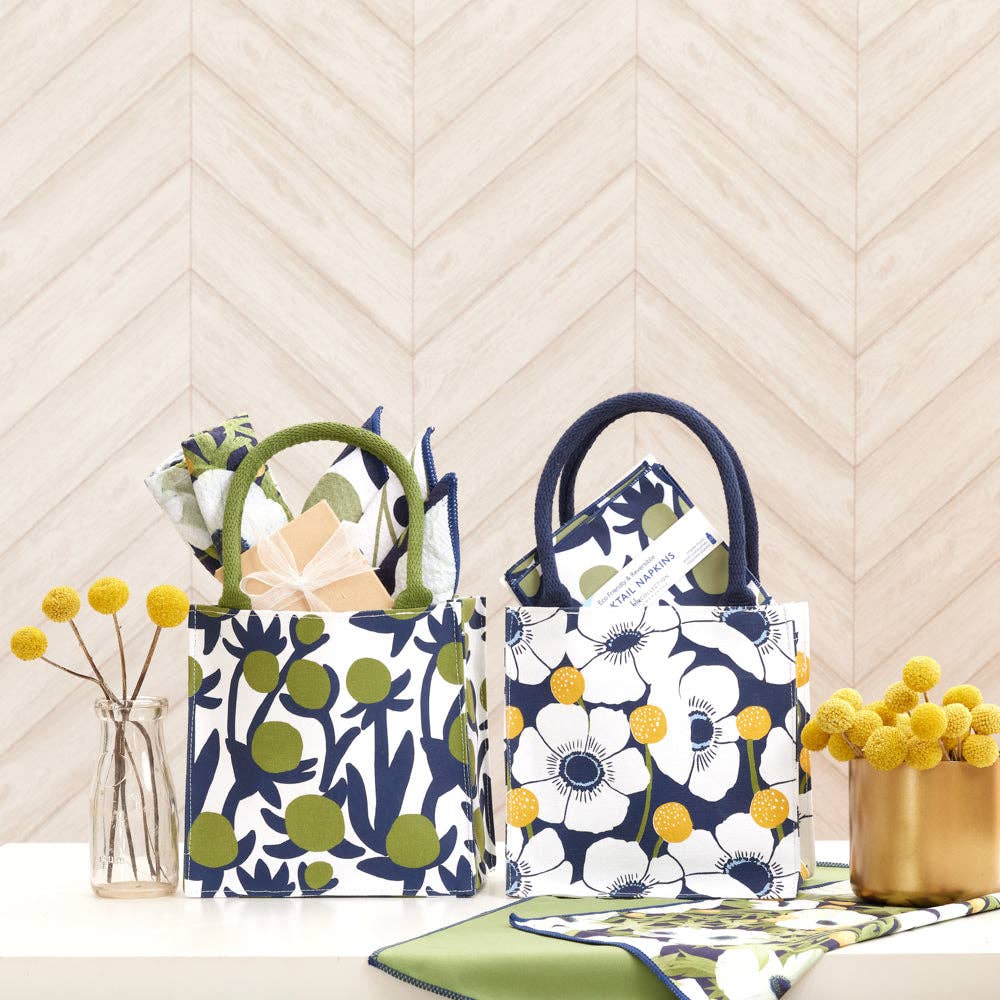Windflower Reusable Gift Bag - Merry Pigletsrockflowerpaper