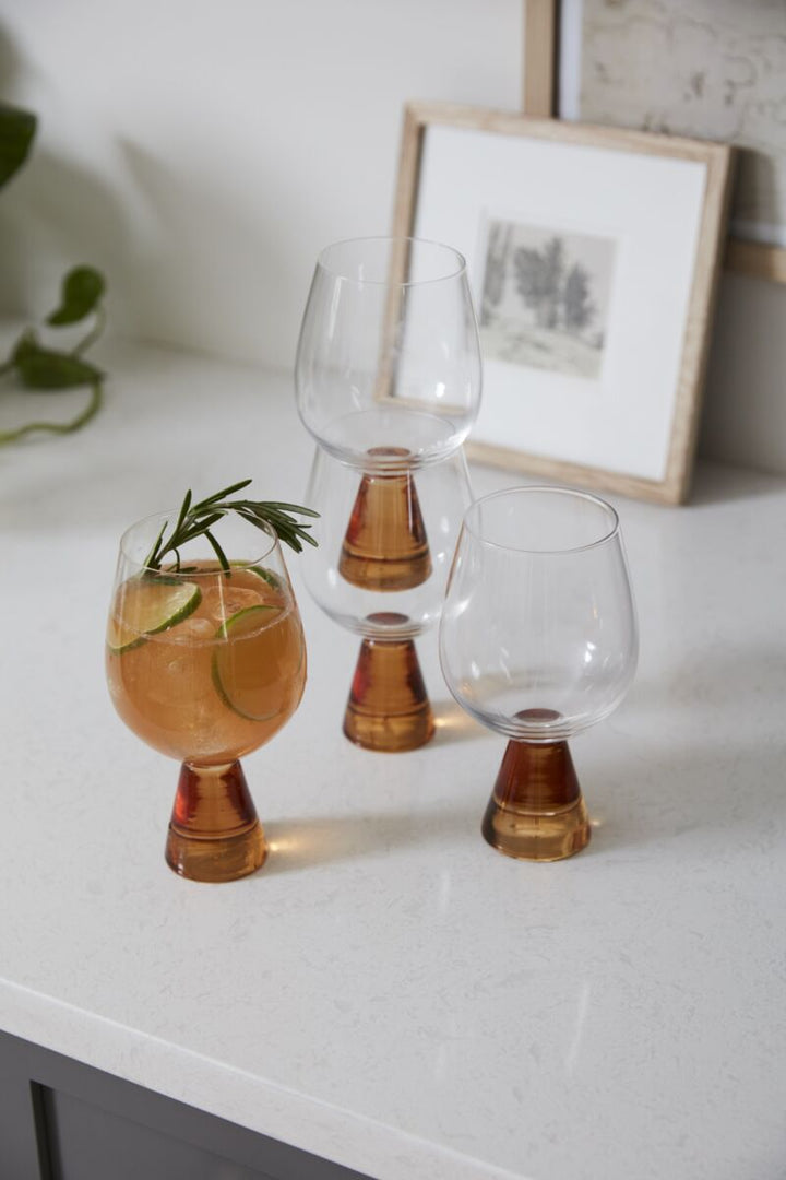 Wine Glass - Merry PigletsAccent Decor