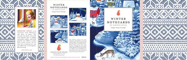 Winter Notecards - Merry PigletsSkandisk