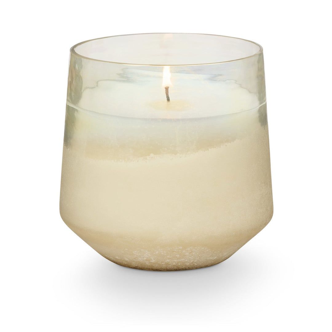 Winter White Baltic Glass Candle - Merry PigletsIllume