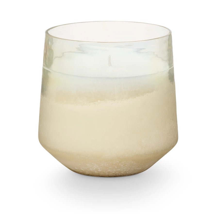 Winter White Baltic Glass Candle - Merry PigletsIllume