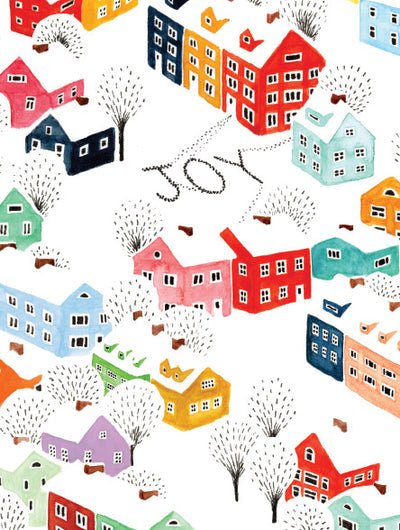 Winter Wishes Notecards - Merry PigletsSkandisk