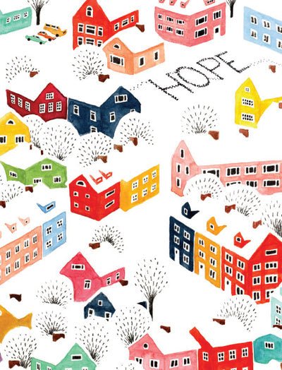 Winter Wishes Notecards - Merry PigletsSkandisk
