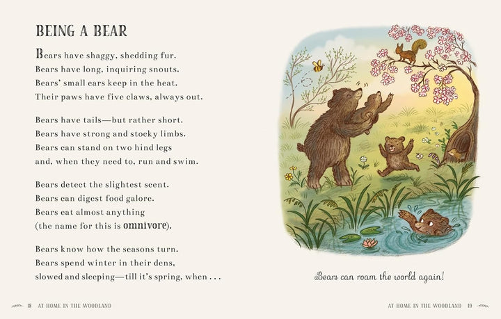 Wisdom of the Woods: 40 Nature Poems Passed Down from Bear to Bear - Merry PigletsAbrams Books