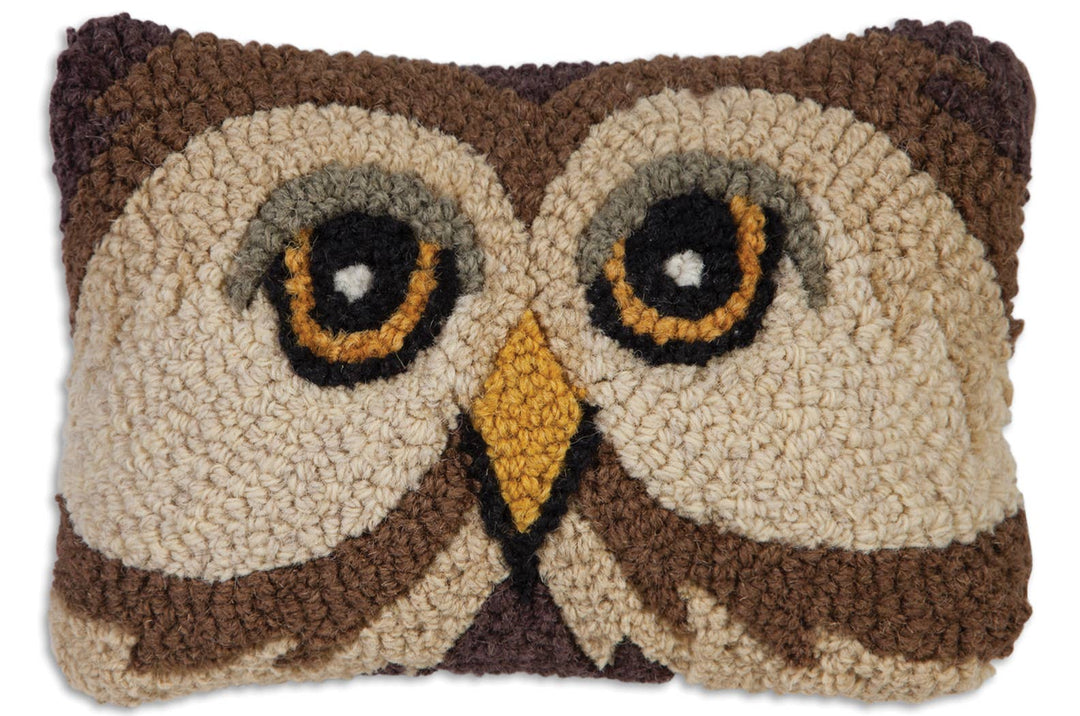 Wise Owl Wool Hooked Pillow - Merry PigletsChandler 4 Corners
