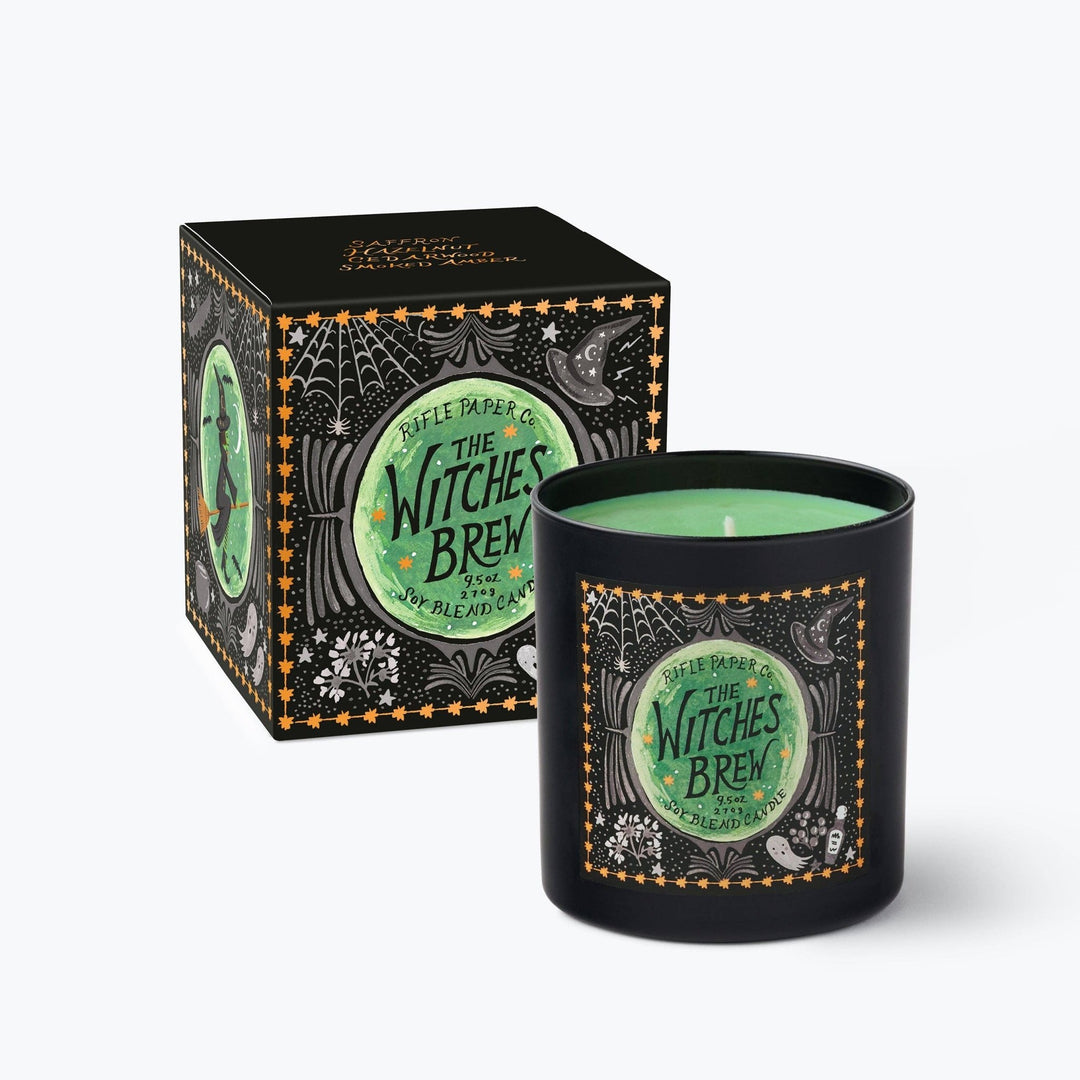 Witches Brew Glass Candle - Merry PigletsRifle Paper Co.