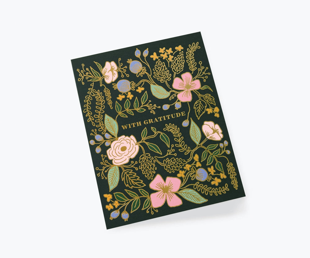 With Gratitude Greeting Card - Merry PigletsRifle Paper Co.