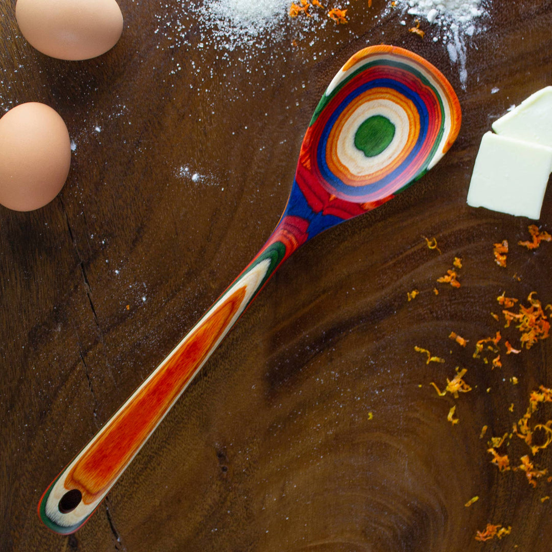 Wooden Cooking Spoon - Merry PigletsTotally Bamboo