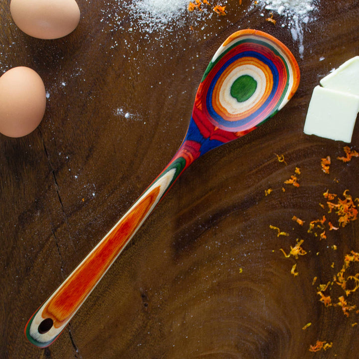 Wooden Cooking Spoon - Merry PigletsTotally Bamboo