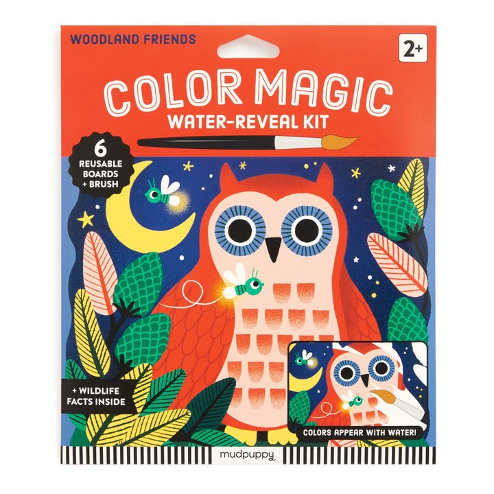 Woodland Friends Color Magic Water-Reveal Kit - Merry PigletsMudpuppy