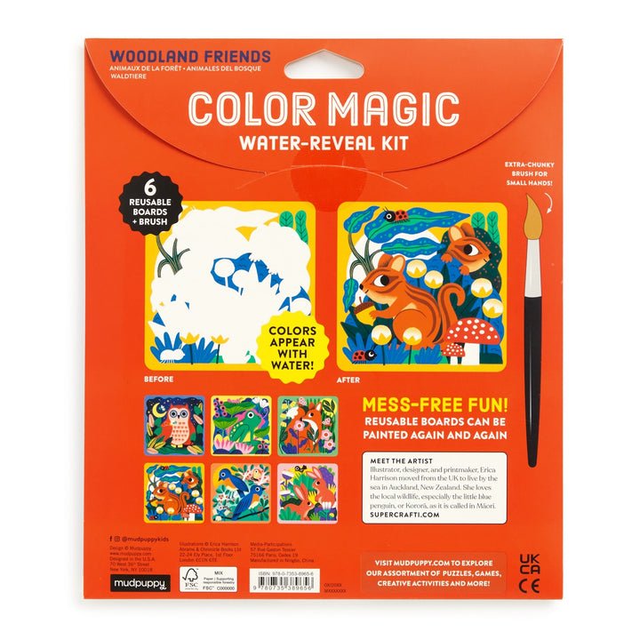 Woodland Friends Color Magic Water-Reveal Kit - Merry PigletsMudpuppy