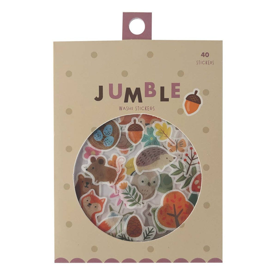 Woodland Friends Washi Stickers - Merry PigletsGirl of All Work