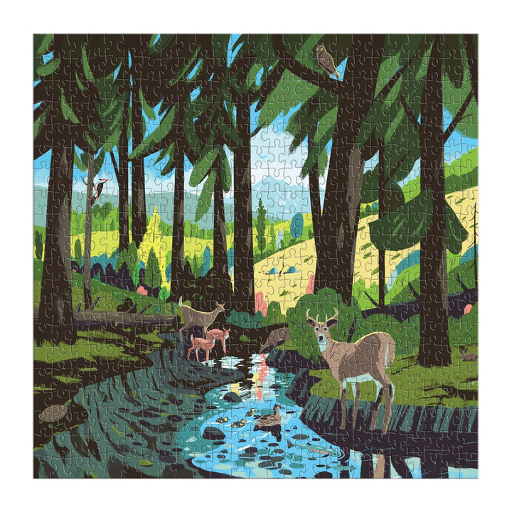 Woodland Pass 500 Piece Puzzle