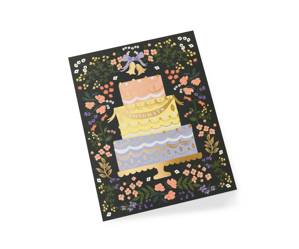 Woodland Wedding Cake Greeting Card - Merry PigletsRifle Paper Co.