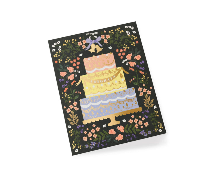 Woodland Wedding Cake Greeting Card - Merry PigletsRifle Paper Co.