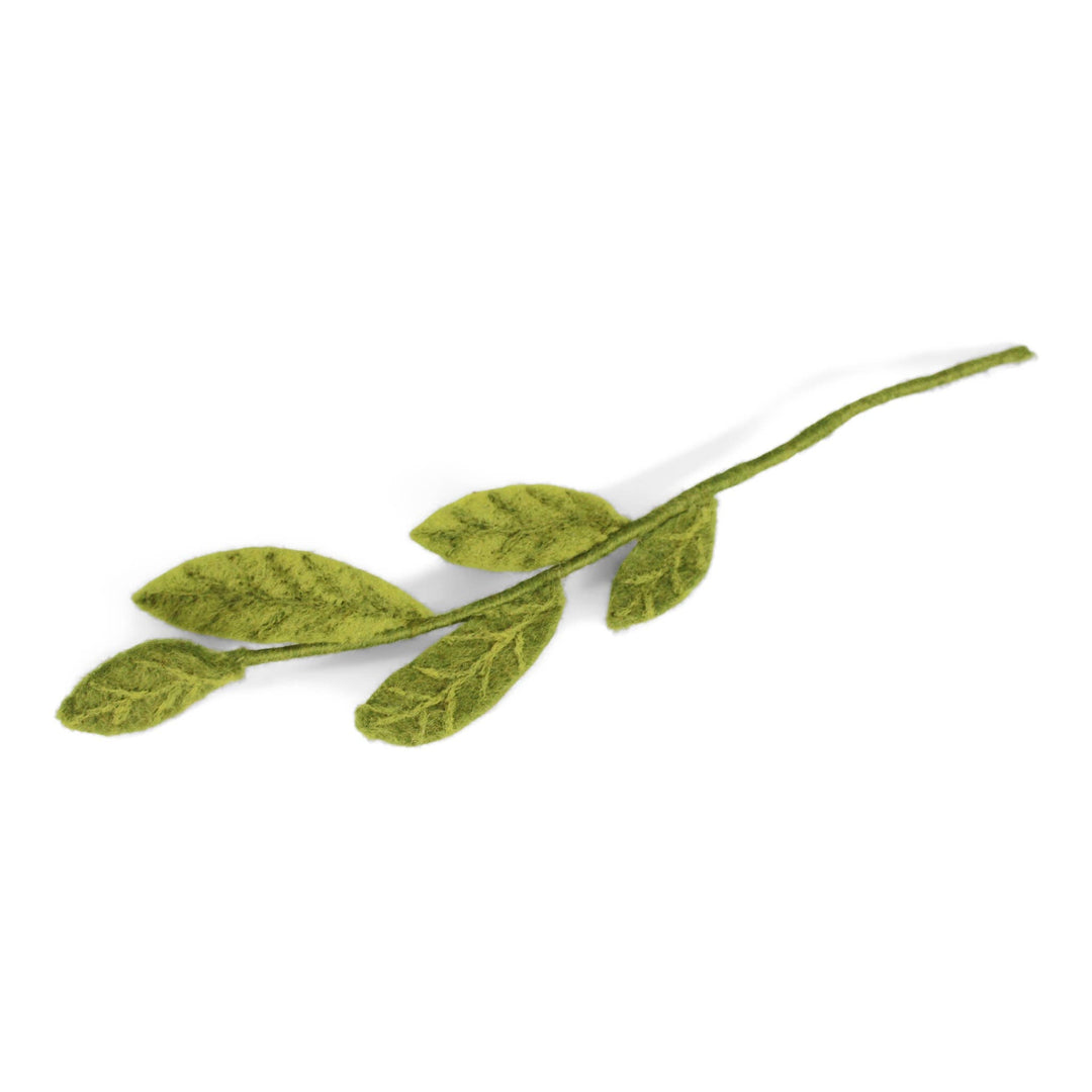Wool Branch w/Mix Green Leaves - Merry PigletsGry and Sif