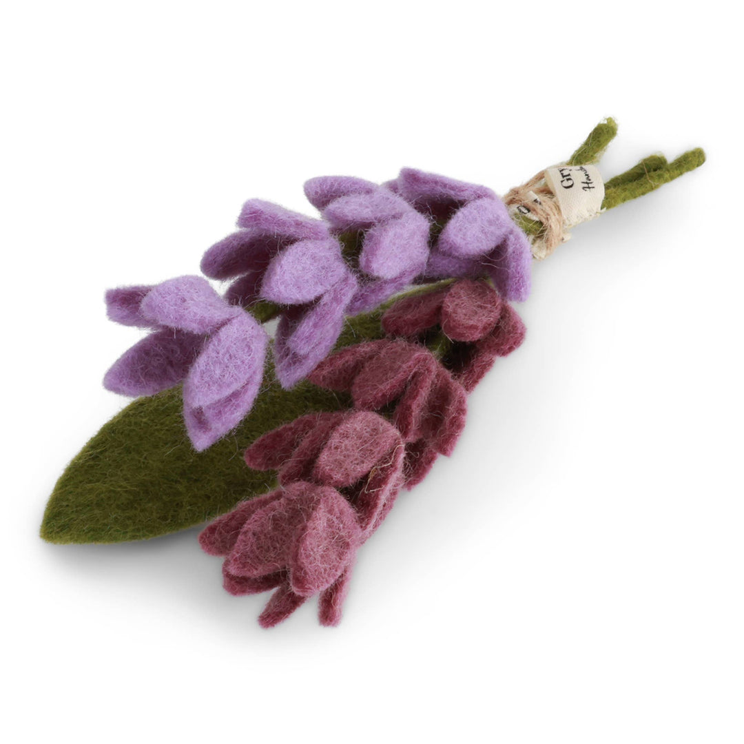 Wool Lavender and Leaf Set - Merry PigletsGry and Sif
