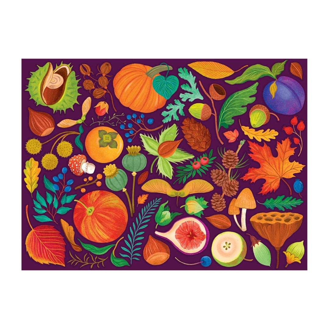 World of Fall Flora 1000 Piece Puzzle - Merry PigletsGalison
