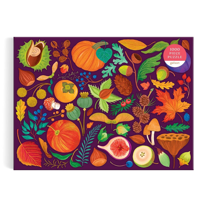 World of Fall Flora 1000 Piece Puzzle - Merry PigletsGalison