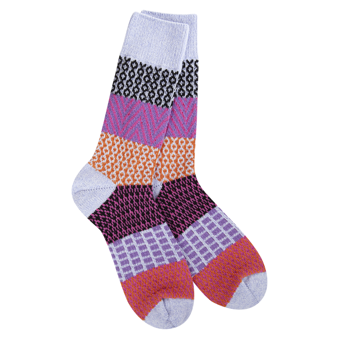 World's Softest Gallery Crew - Lavender - Merry PigletsWorld's Softest Socks