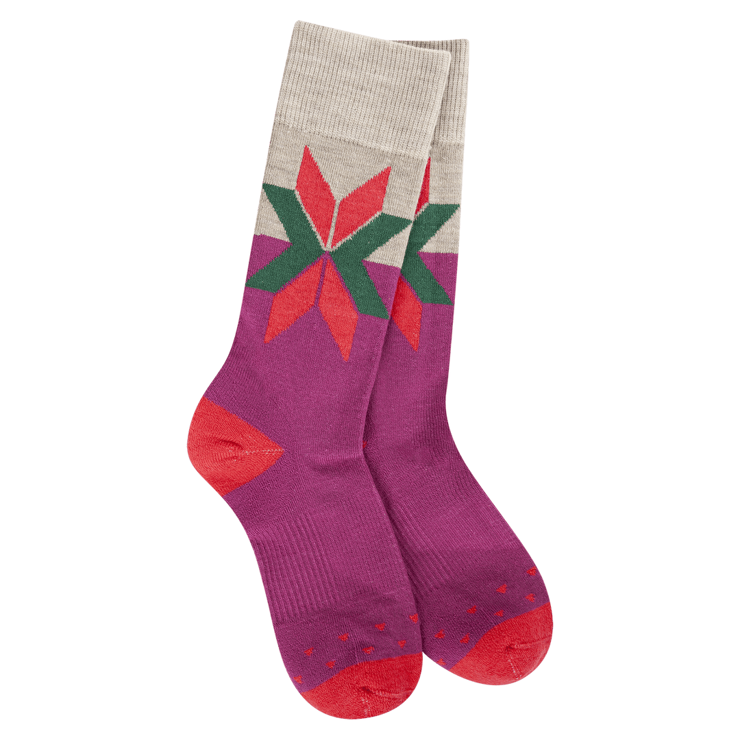 World's Softest Woods Crew - Merry PigletsWorld's Softest Socks