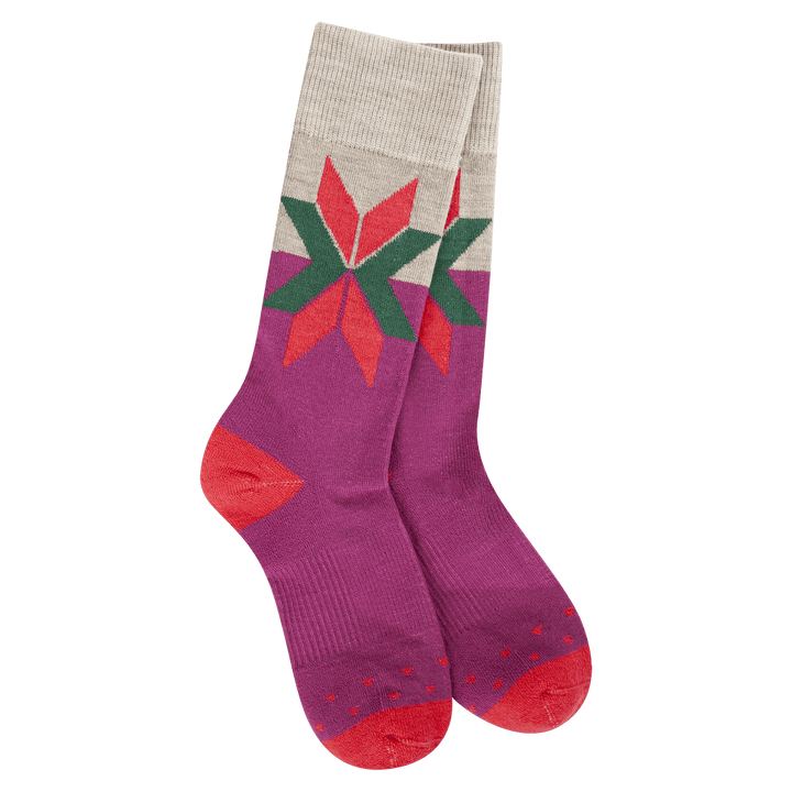 World's Softest Woods Crew - Merry PigletsWorld's Softest Socks